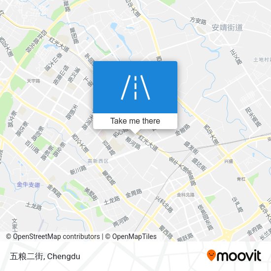 五粮二街 map
