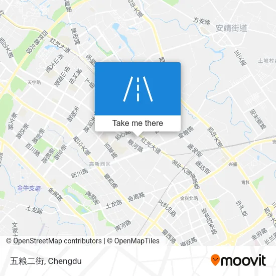 五粮二街 map
