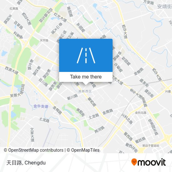 天目路 map
