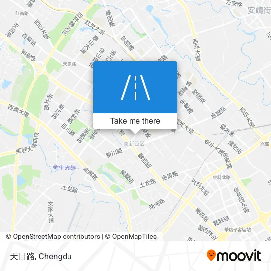 天目路 map
