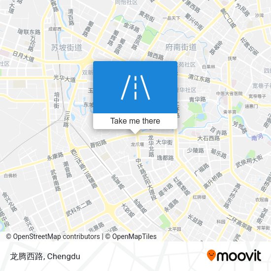 龙腾西路 map