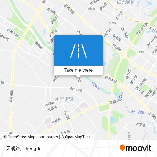 天润路 map