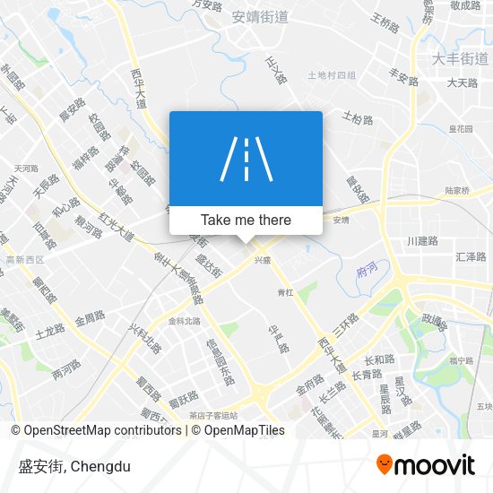 盛安街 map