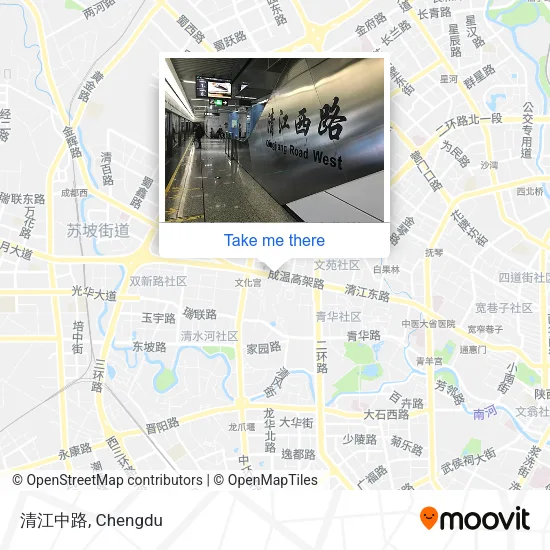 清江中路 map