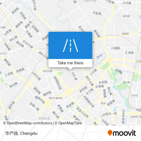 华严路 map