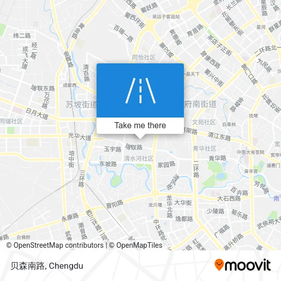 贝森南路 map
