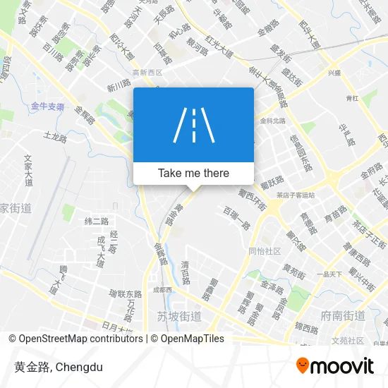 黄金路 map