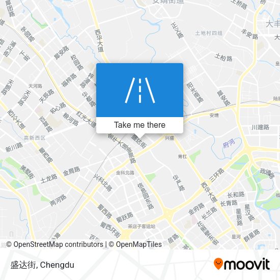 盛达街 map