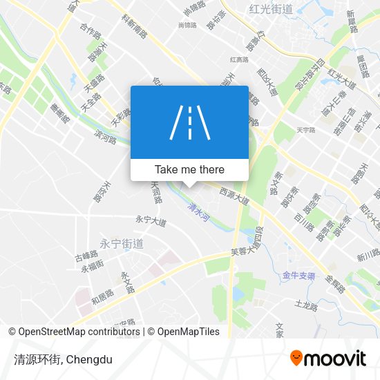 清源环街 map