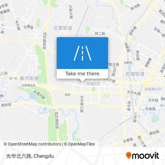 光华北六路 map