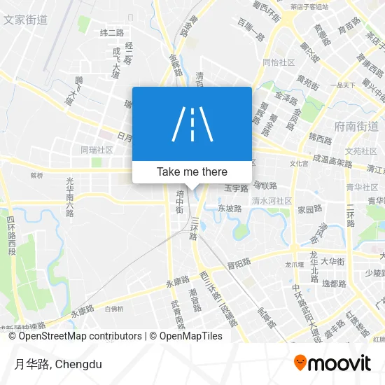 月华路 map