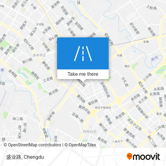 盛业路 map