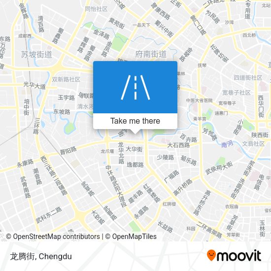 龙腾街 map