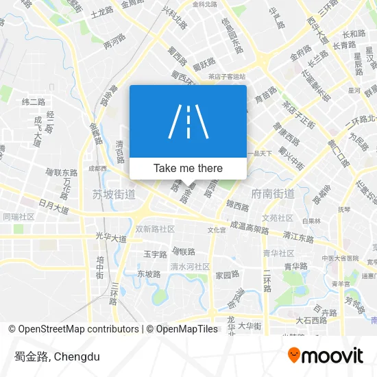 蜀金路 map