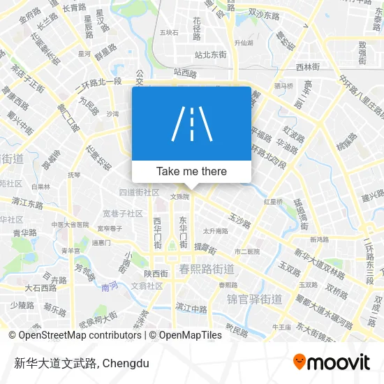 新华大道文武路 map