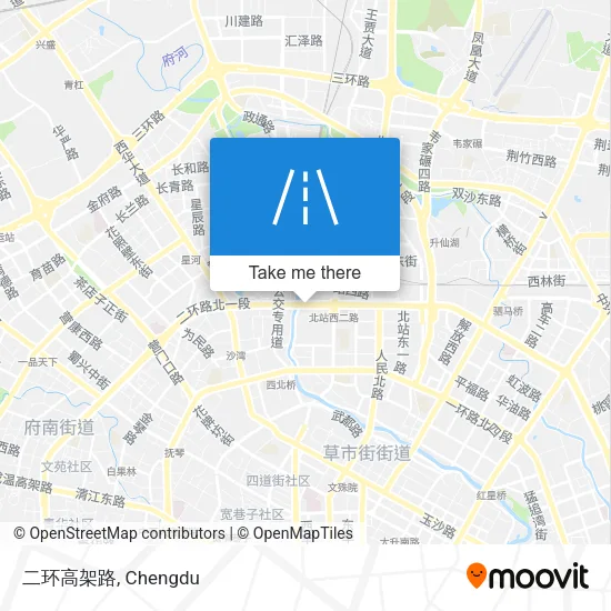 二环高架路 map