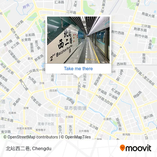 北站西二巷 map