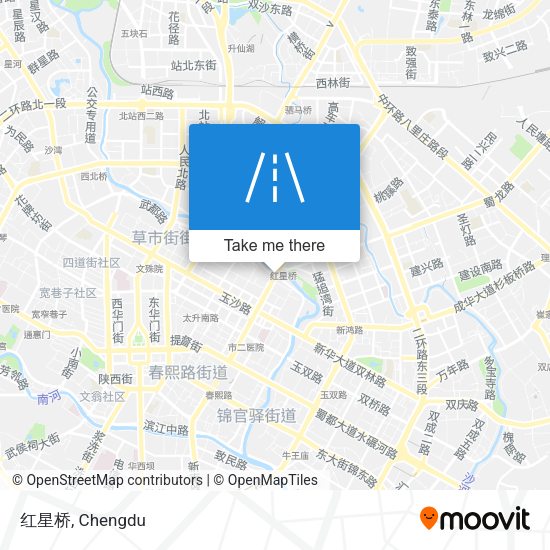 红星桥 map