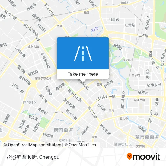 花照壁西顺街 map