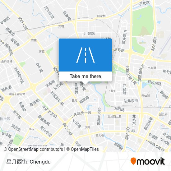 星月西街 map