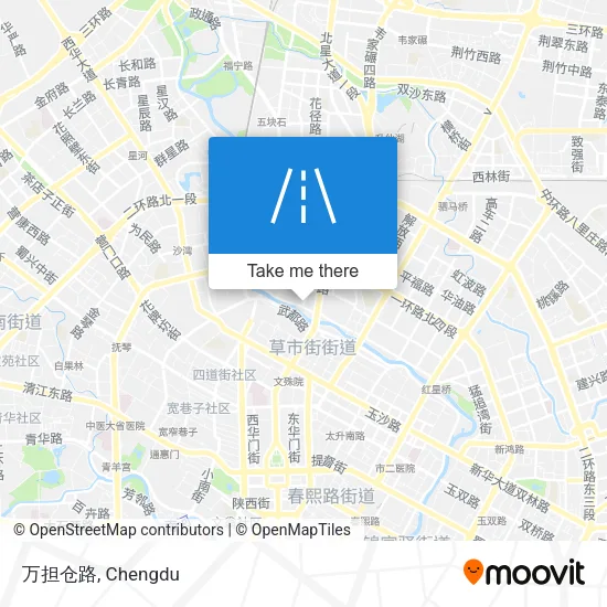 万担仓路 map