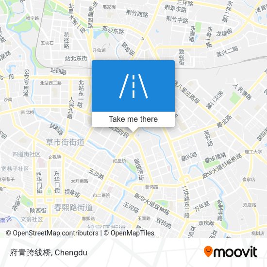 府青跨线桥 map