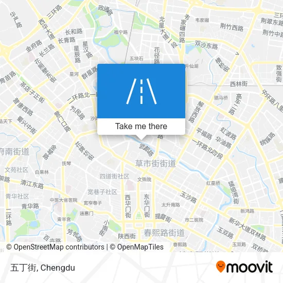 五丁街 map