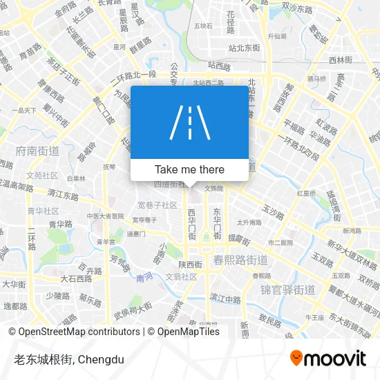 老东城根街 map