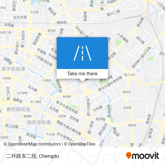 二环路东二段 map