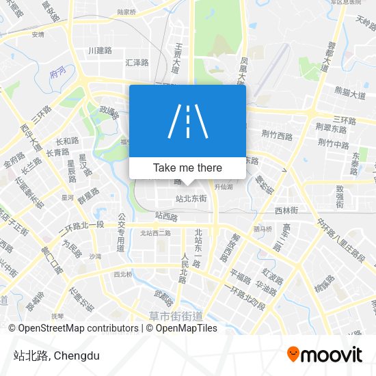 站北路 map