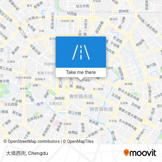 大墙西街 map