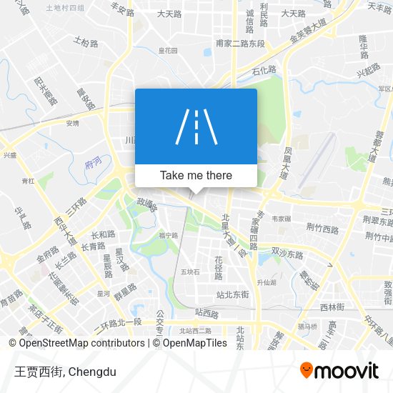 王贾西街 map