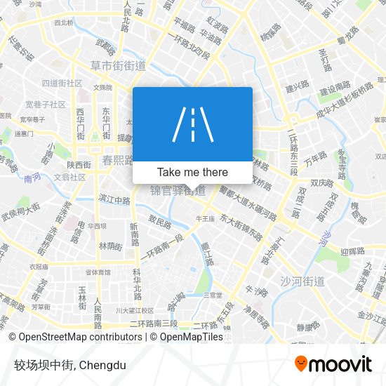 较场坝中街 map