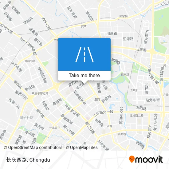 长庆西路 map