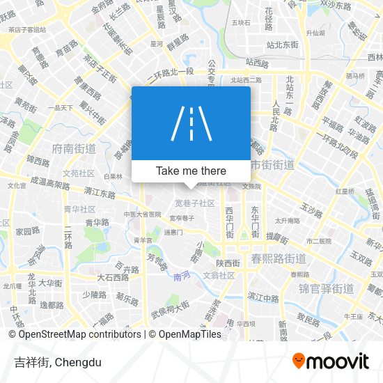 吉祥街 map