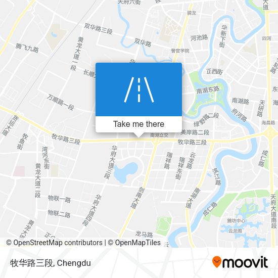牧华路三段 map