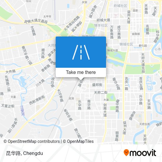 昆华路 map