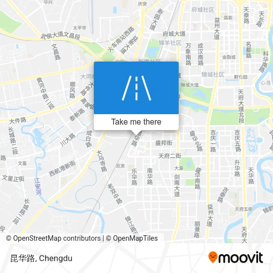 昆华路 map
