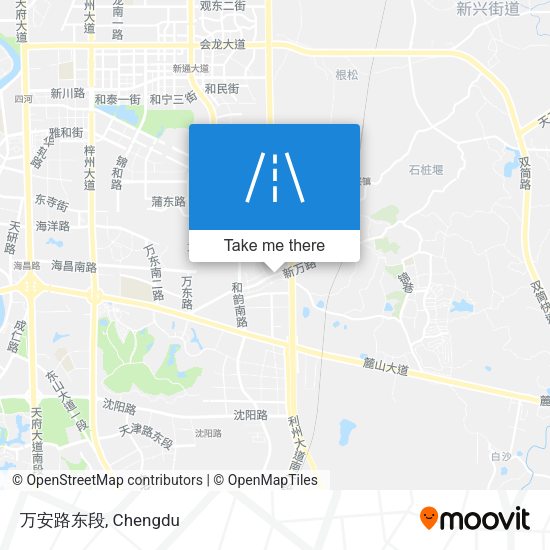 万安路东段 map