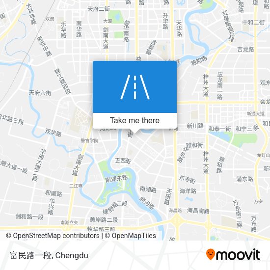 富民路一段 map