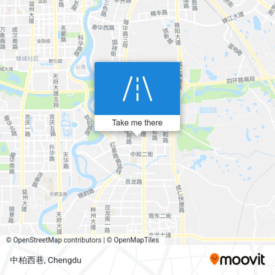 中柏西巷 map