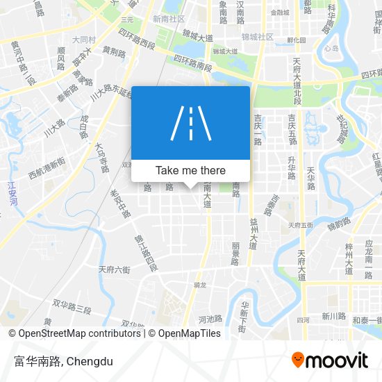 富华南路 map