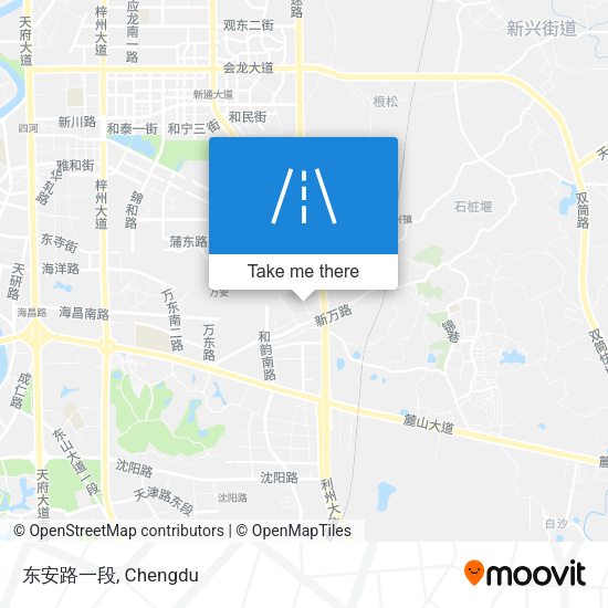 东安路一段 map