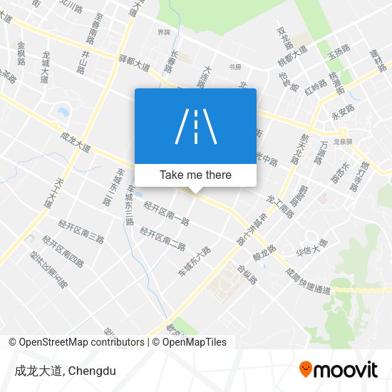 成龙大道 map