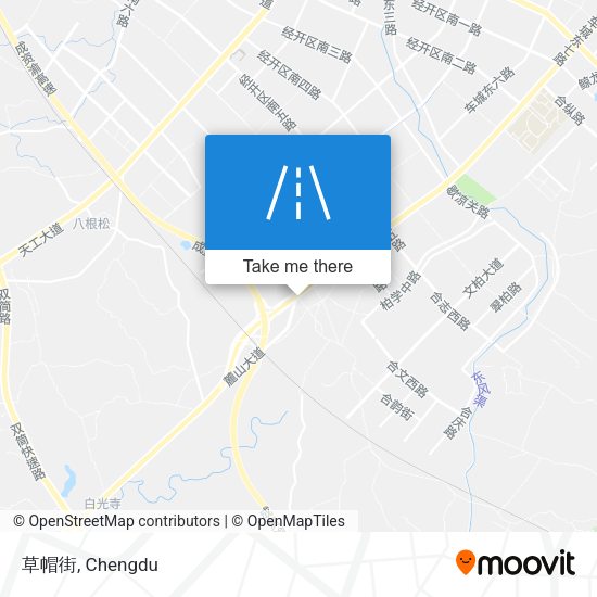 草帽街 map