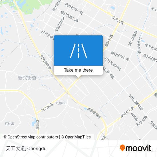 天工大道 map