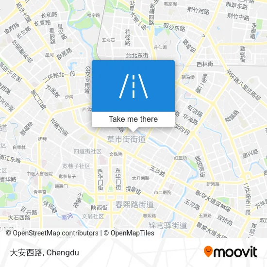 大安西路 map