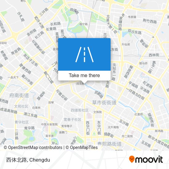 西体北路 map