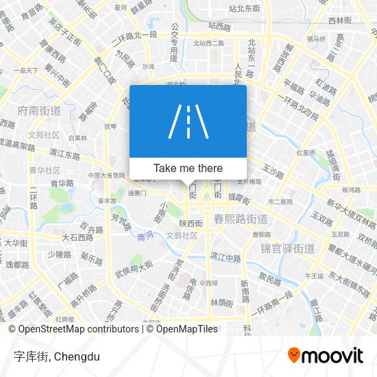 字库街 map