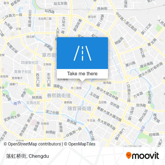 落虹桥街 map